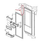 Whirlpool Part# W10182685 Door Trim (OEM)