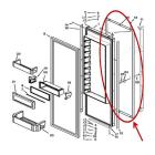 Whirlpool Part# W10197696 Skin Door (OEM)