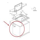 Whirlpool Part# W10205707 Cabinet (OEM)