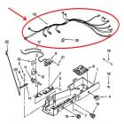 Whirlpool Part# W10417924 Wire Harness (OEM)
