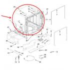 Whirlpool Part# W10681513 Dishwasher Tub (OEM)