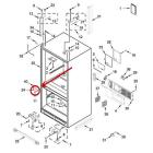 Whirlpool Part# W10691676 Door Hinge (OEM)