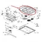 Whirlpool Part# W10738935 Cooktop (OEM)