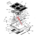 GE Part# WB02T10088 Hot Light Bracket (OEM)