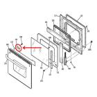 GE Part# WB02T10394 Door Frame Plate (OEM)