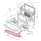 GE Part# WB02X10674 Door Glass Mount (OEM) CC