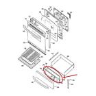 GE Part# WB04K10014 Drawer Gasket Assembly (OEM)