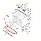 GE Part# WB07K10381 Toe Kick (OEM) Bottom