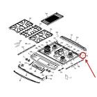 GE Part# WB07X22000 End Side Rail Dg (OEM)