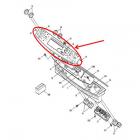 GE Part# WB27K10053 Faceplate (OEM) Screw White