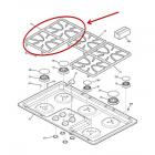 GE Part# WB31T10110 Grate Assembly (OEM)