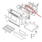 GE Part# WB34K10088 Window Spacer Assembly (OEM)