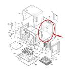 GE Part# WB35T10127 Insulation Back and Bottom (OEM)