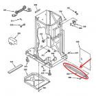 GE Part# WC36X10019 Frame Slide (OEM) Left