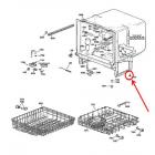 GE Part# WD12X10256 Stud and Roller Assembly (OEM)