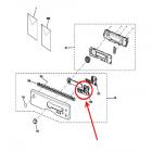 GE Part# WH12X10450 Push Button (OEM) Plastic