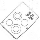 Whirlpool GJC3054RP03 Main Glass Cooktop Replacement -black Genuine OEM