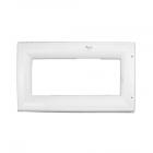 Whirlpool MH1140XMB0 Door Frame/Panel (with glass) - White - Genuine OEM