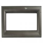 Whirlpool MH1140XMQ0 Door Frame/Panel (with glass) - Black - Genuine OEM