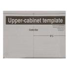 Ikea IMH160FW0 Upper Cabinet Template Instruction Sheet - Genuine OEM