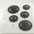 Maytag MGR8700DH1 Surface Burner Cap Kit - Black - Genuine OEM