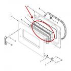 Whirlpool Part# WP3396122 Window (OEM)