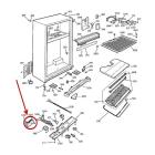 GE Part# WR02X10283 Air Supply Housing (OEM)