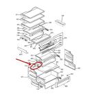 GE Part# WR02X12850 Pan Seal (OEM) Rear 36