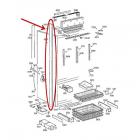 GE Part# WR08X10016 Case Trim (OEM) LH BM SS