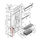 GE Part# WR13X10211 Hinge (OEM) Center LH