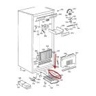 GE Part# WR17X10676 Drain Pan Support (OEM)