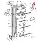 GE Part# WR1M717 Handle Screw (OEM) White