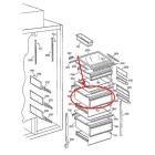 GE Part# WR32X1563 Vegetable Pan (OEM) Rear 36 Inch