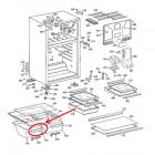 GE Part# WR38X10320 Vegetable Pan Humidity Trim (OEM)