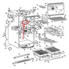 GE Part# WR51X300 Mullion (OEM)