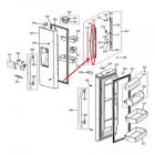 GE Part# WR55X10734 French Heater Cord (OEM)