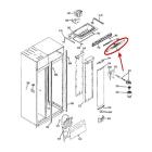 GE Part# WR55X10827 Dispenser Membrane (OEM) SXS