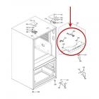 GE Part# WR55X29377 Interface Assembly (OEM) Top/Dorian Gray