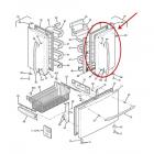 GE Part# WR78X12010 Door Foam Assembly (OEM) Fr Bw Rh