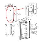 GE Part# WR78X12218 Door Foam Assembly (OEM)