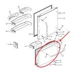 GE Part# WR78X12287 Door Foam Assembly (OEM)