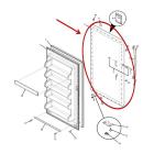 GE Part# WR78X24036 Door Panel (OEM) Outer/White