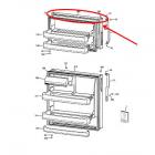 GE Part# WR78X24558 Door Foam Assembly (OEM)