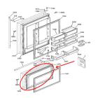 GE Part# WR97X10025 Drawer Wrapper (OEM) SS