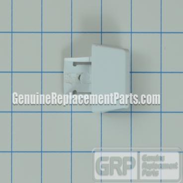 GE Part# WR2X7673 Door Shelf Retainer Bar End Cap (OEM)